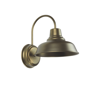 25cm Universal Wall Sconce in Tiberius Flat