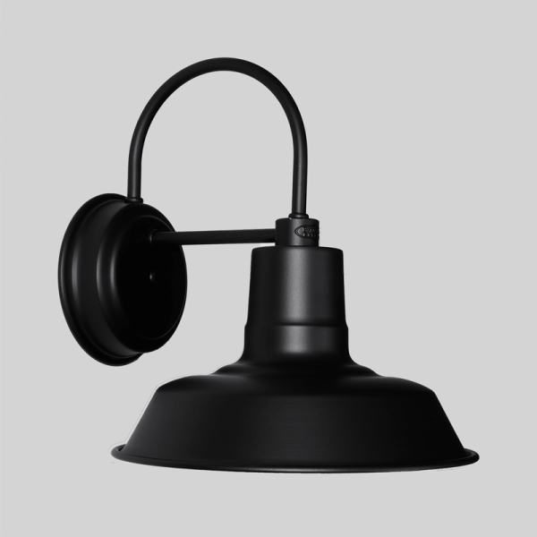 30cm Original Wall Sconce in Black Ace