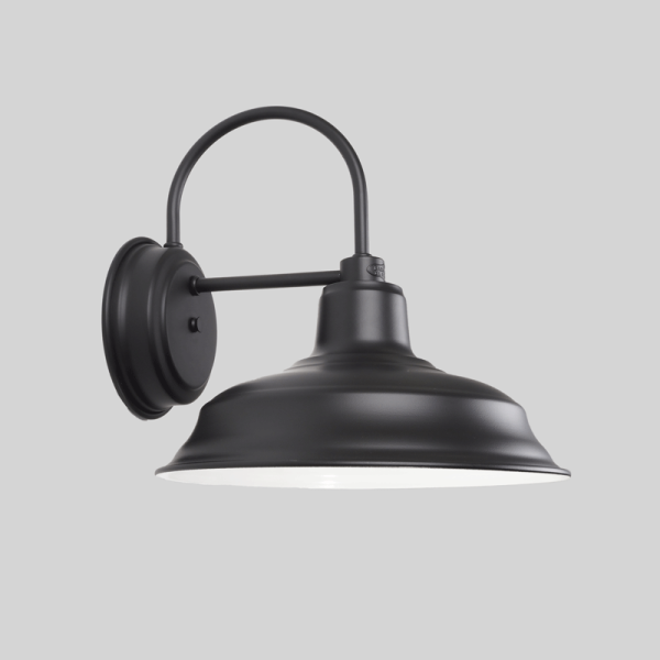 33cm Old Dixie Wall Sconce in Black Ace